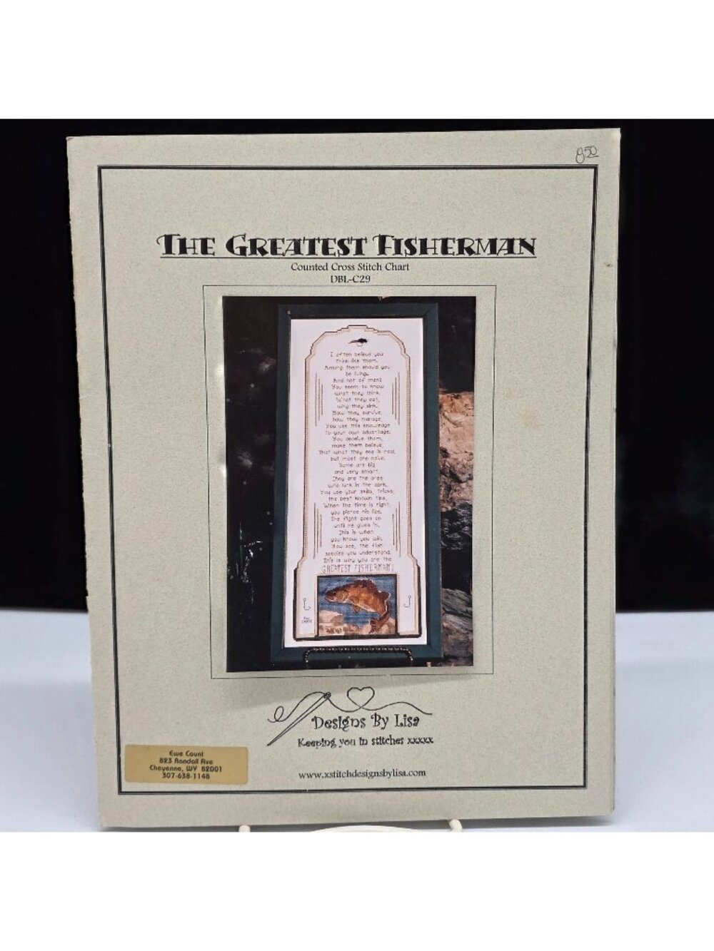Counted Cross Stitch Pattern The Greatest Fisherman By Designs By Lisa 2003